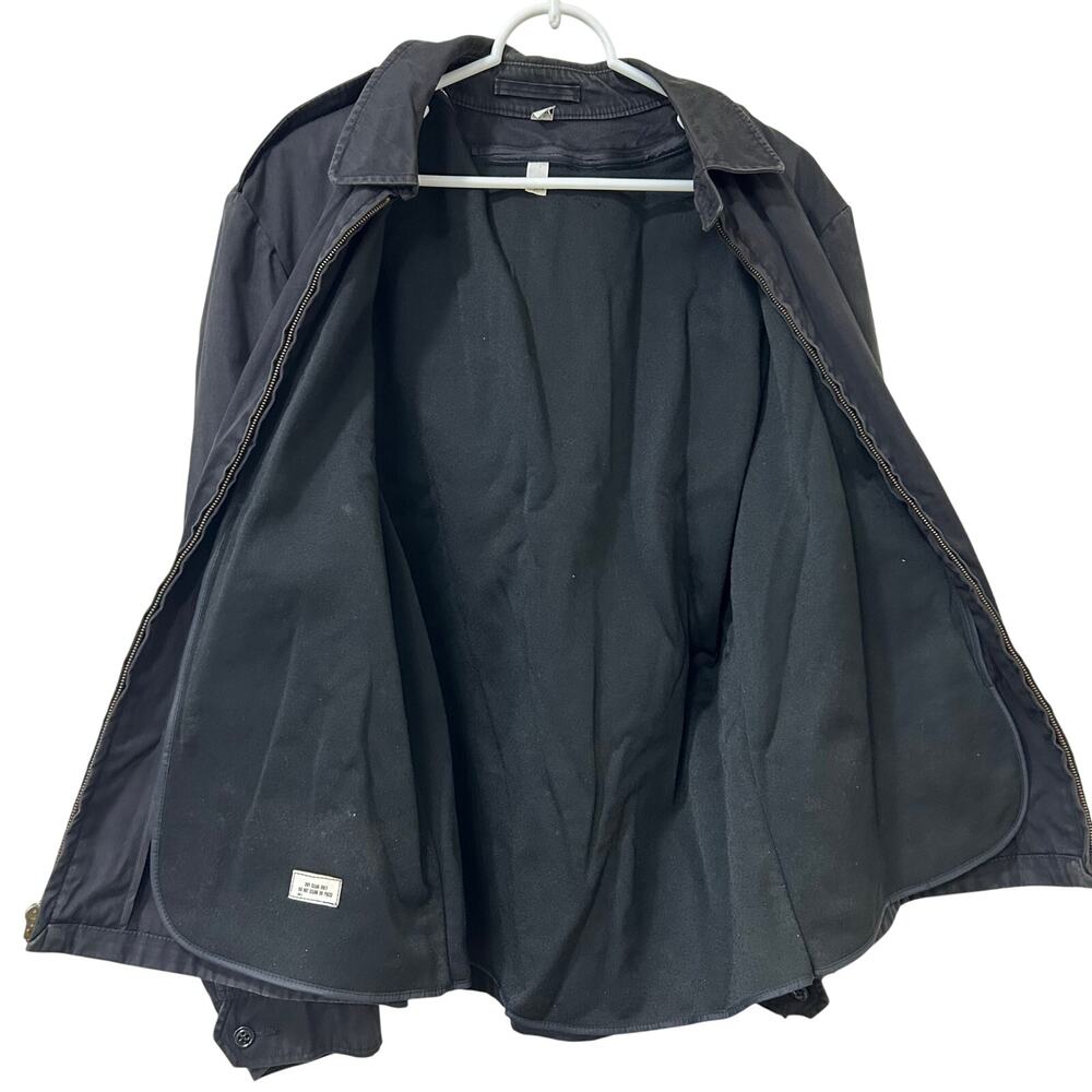 Vintage Army Men’s Size 42R Water Repellant Black Jacket 385 w/ Liner Military